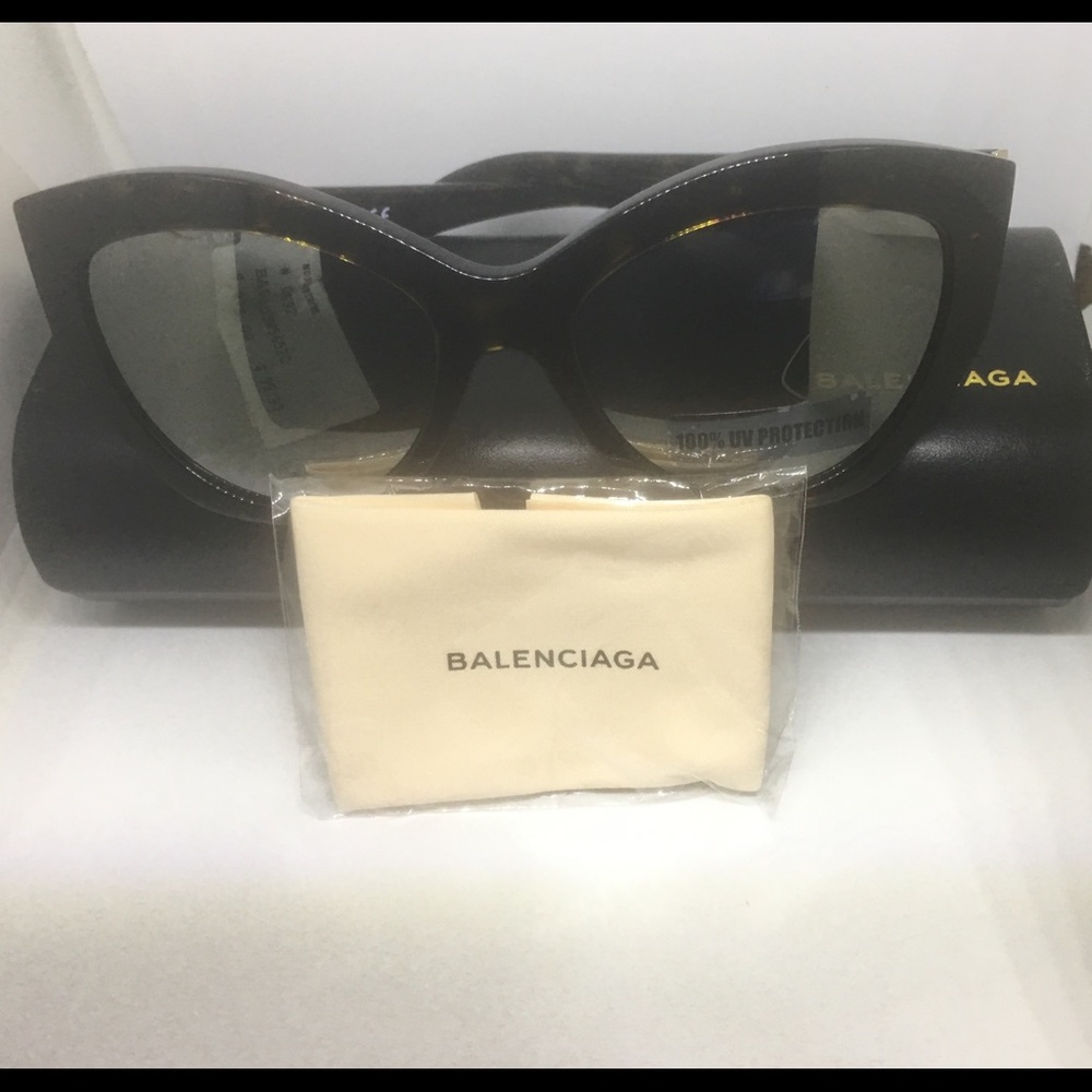 Balenciaga Flat Butterfly Sunglasses NEW with Tags